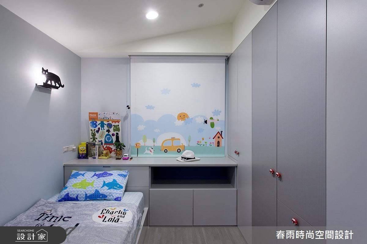 40坪新成屋(5年以下)＿現代風臥室案例圖片＿春雨設計＿春雨_16 美河市之46