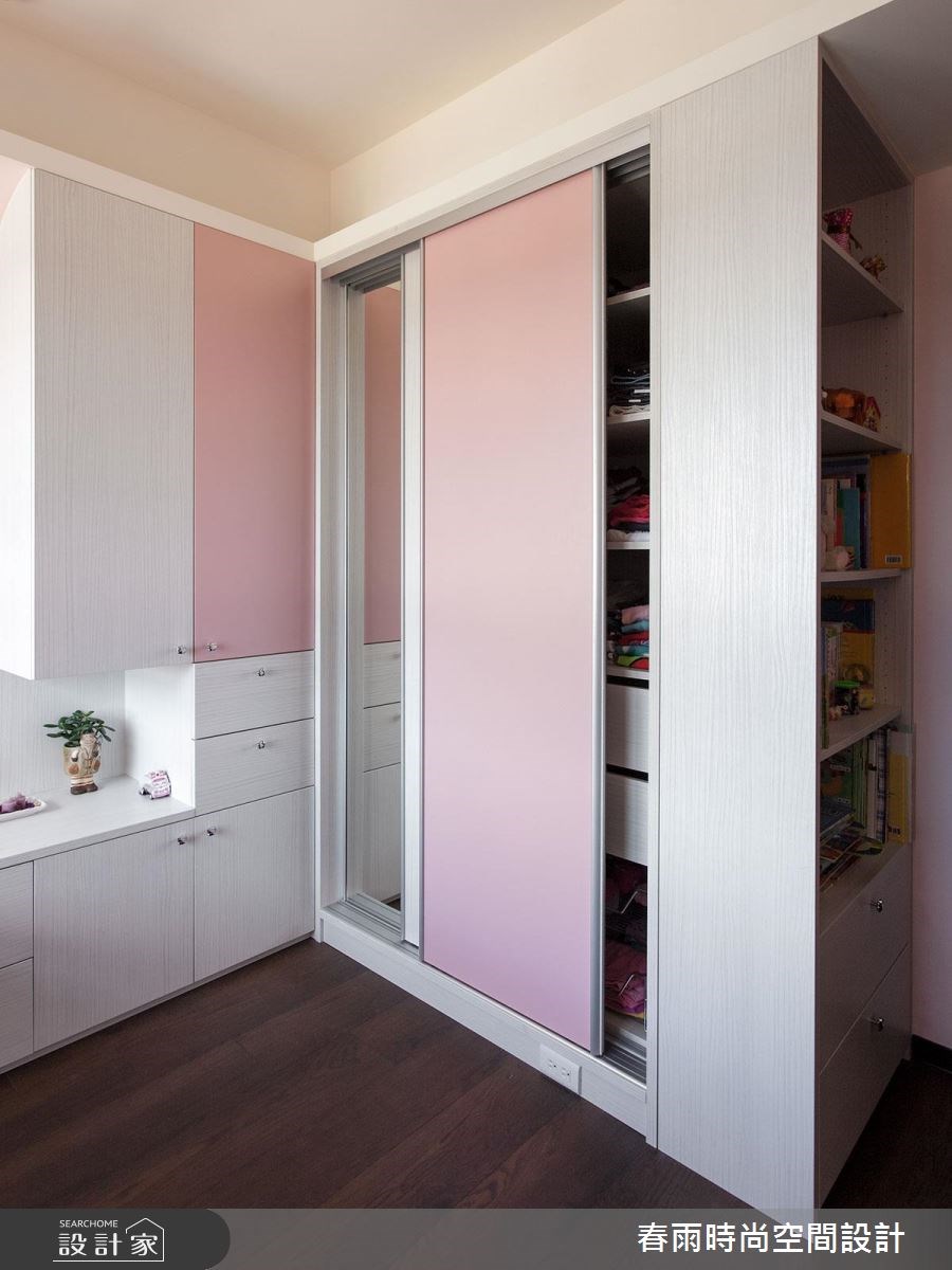 40坪新成屋(5年以下)＿現代風臥室案例圖片＿春雨設計＿春雨_16 美河市之51