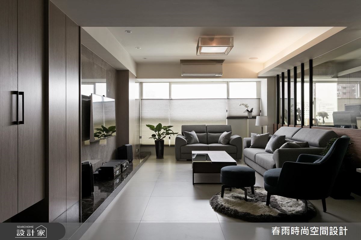 35坪老屋(16~30年)＿休閒風客廳案例圖片＿春雨設計＿春雨_17 敦化南路之6