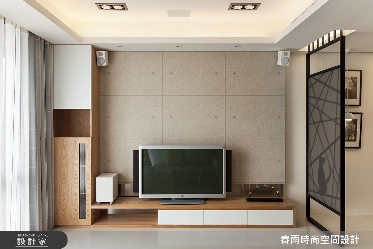 35坪新成屋(5年以下)＿休閒風客廳案例圖片＿春雨設計＿春雨_18 寶徠花園之5