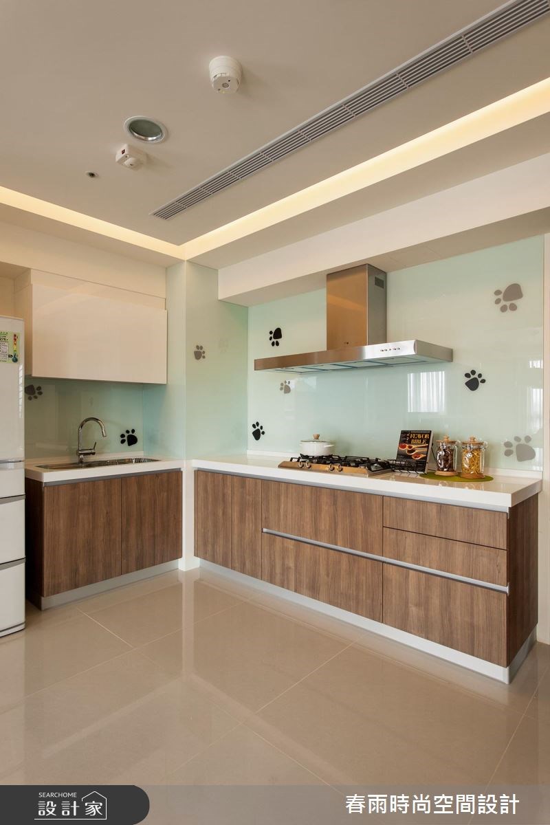 35坪新成屋(5年以下)＿休閒風廚房案例圖片＿春雨設計＿春雨_18 寶徠花園之19
