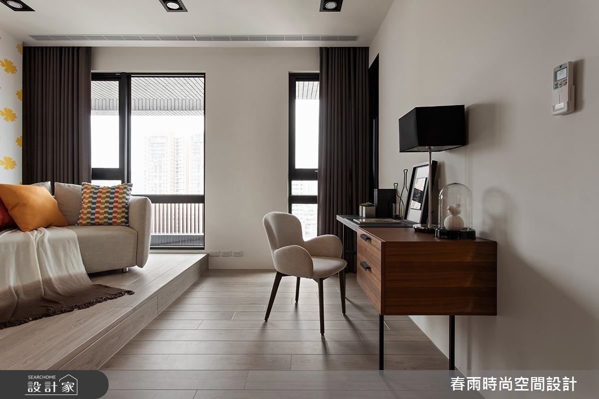 35坪新成屋(5年以下)＿休閒風工作區案例圖片＿春雨設計＿春雨_18 寶徠花園之24