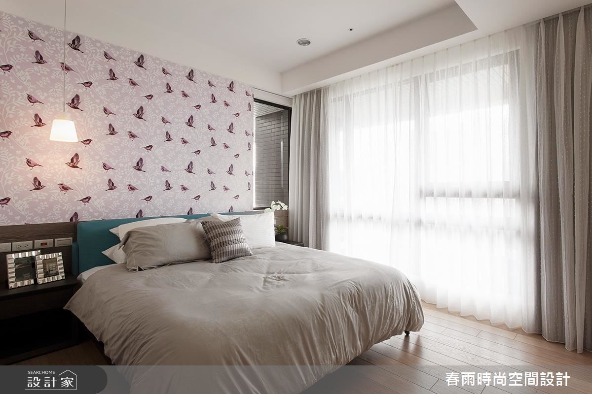 35坪新成屋(5年以下)＿休閒風臥室案例圖片＿春雨設計＿春雨_18 寶徠花園之28
