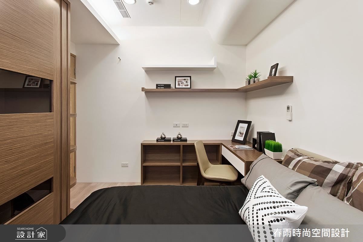 35坪新成屋(5年以下)＿休閒風臥室案例圖片＿春雨設計＿春雨_18 寶徠花園之37