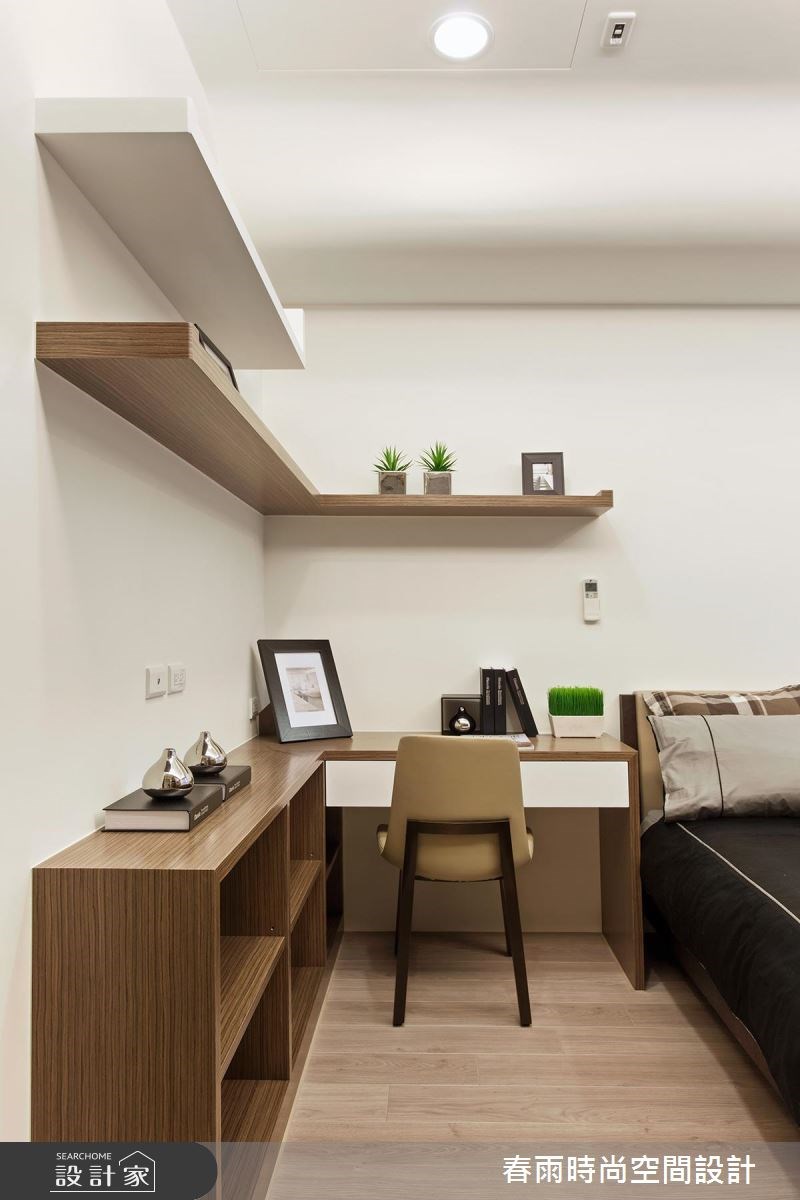 35坪新成屋(5年以下)＿休閒風臥室案例圖片＿春雨設計＿春雨_18 寶徠花園之39