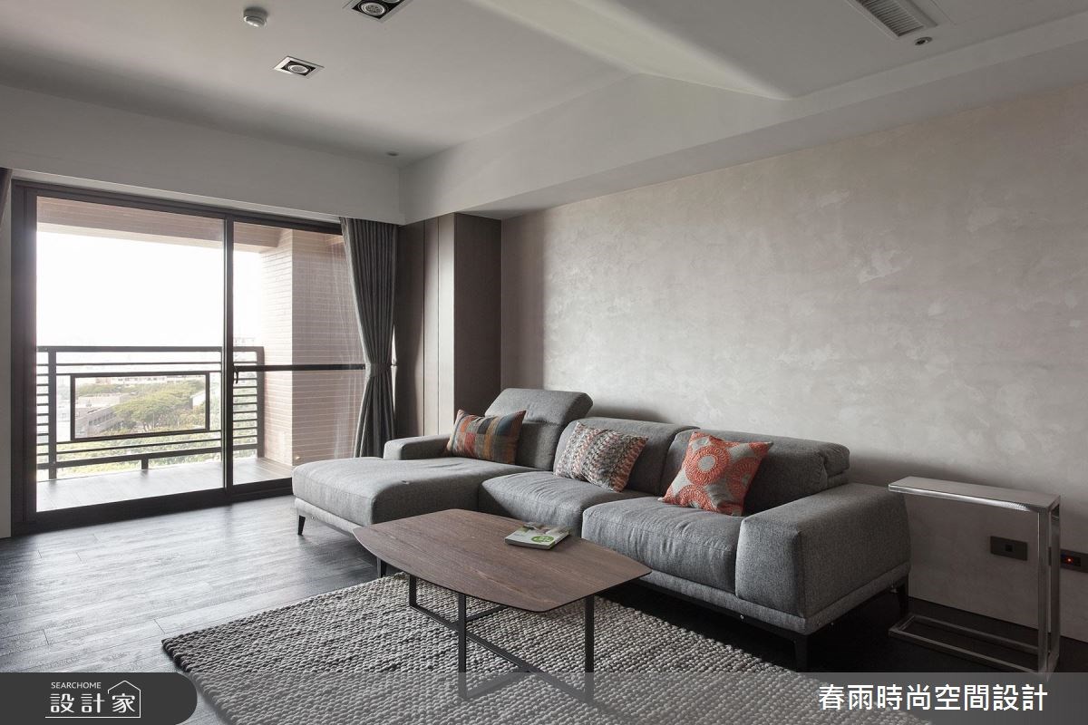 25坪中古屋(5~15年)＿休閒風客廳案例圖片＿春雨設計＿春雨_19 高雄綠博館之6