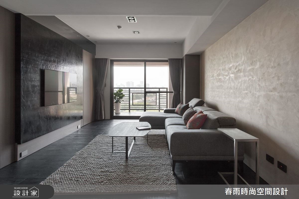 25坪中古屋(5~15年)＿休閒風客廳案例圖片＿春雨設計＿春雨_19 高雄綠博館之7