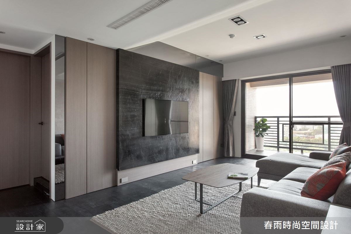 25坪中古屋(5~15年)＿休閒風客廳案例圖片＿春雨設計＿春雨_19 高雄綠博館之8