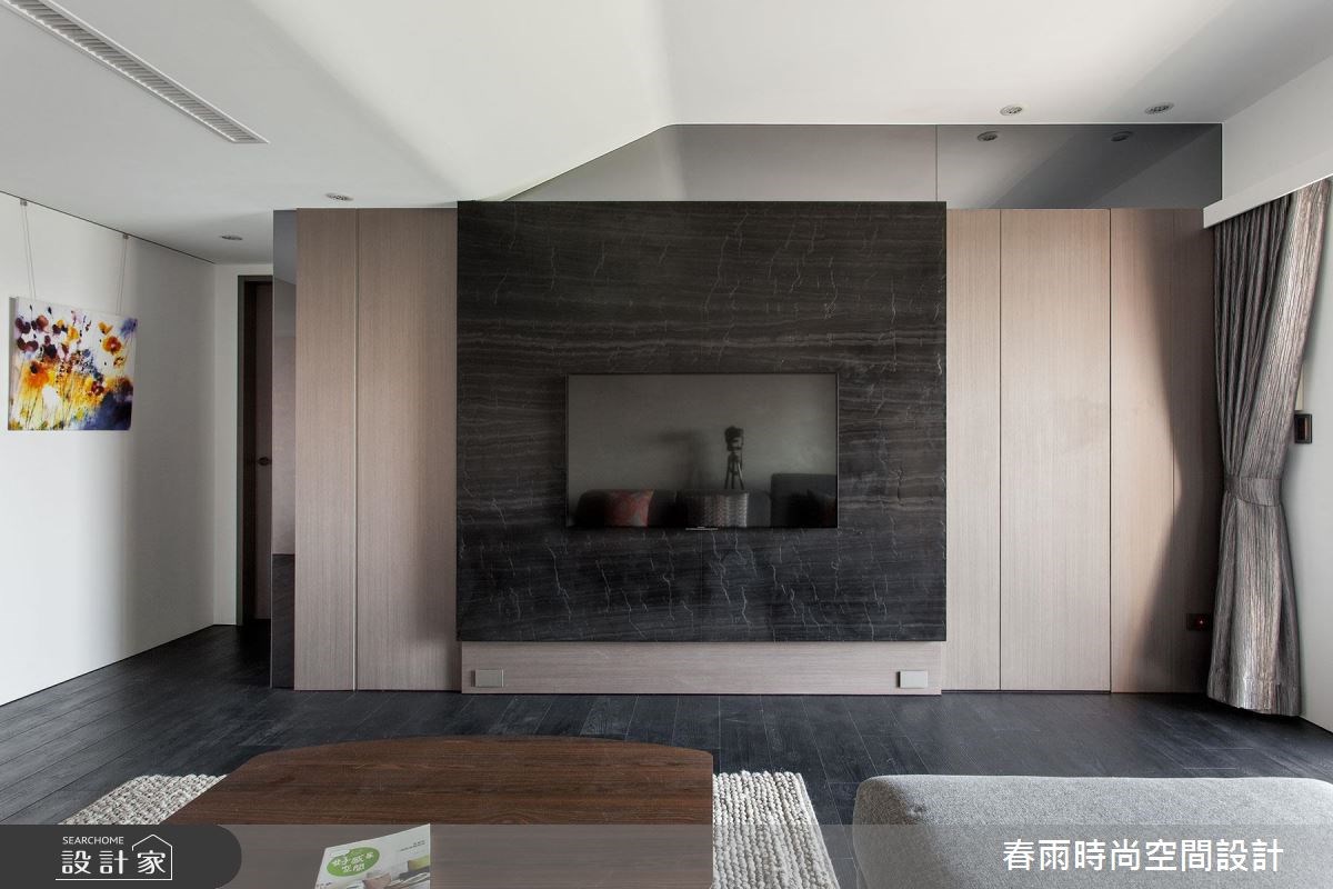 25坪中古屋(5~15年)＿休閒風客廳案例圖片＿春雨設計＿春雨_19 高雄綠博館之9