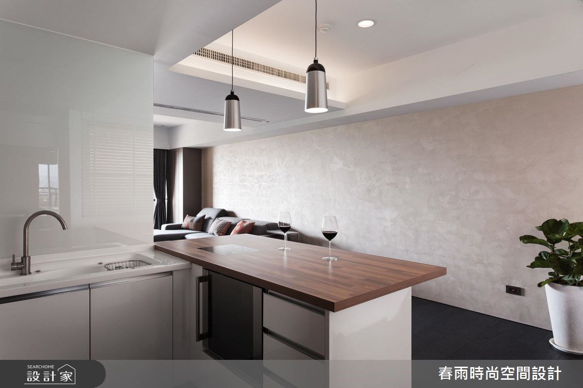 25坪中古屋(5~15年)＿休閒風廚房案例圖片＿春雨設計＿春雨_19 高雄綠博館之16