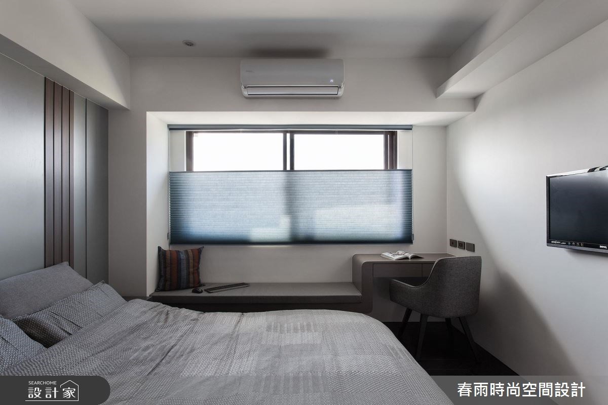 25坪中古屋(5~15年)＿休閒風臥室案例圖片＿春雨設計＿春雨_19 高雄綠博館之20
