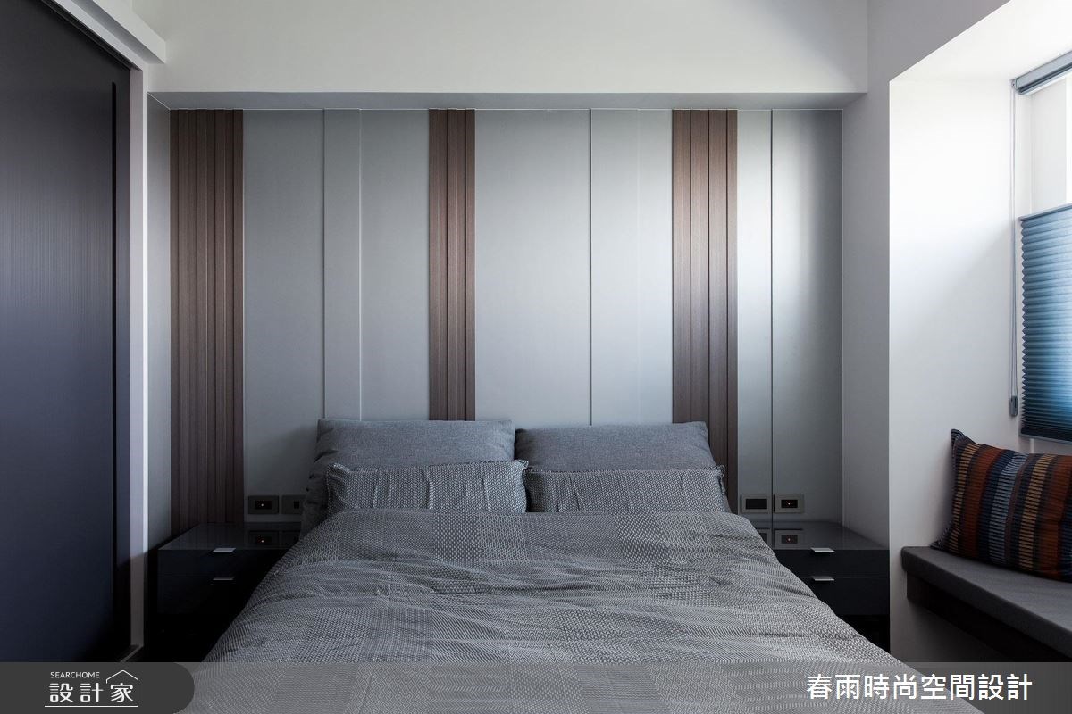 25坪中古屋(5~15年)＿休閒風臥室案例圖片＿春雨設計＿春雨_19 高雄綠博館之21