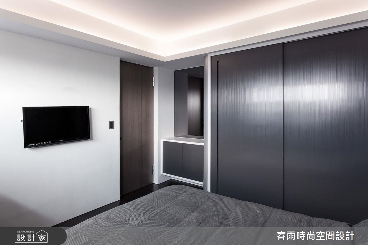 25坪中古屋(5~15年)＿休閒風臥室案例圖片＿春雨設計＿春雨_19 高雄綠博館之22