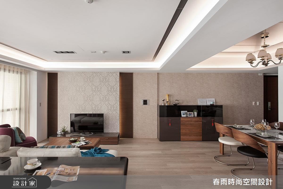 28坪新成屋(5年以下)＿現代風客廳餐廳案例圖片＿春雨設計＿春雨_20 台中怡雋之8