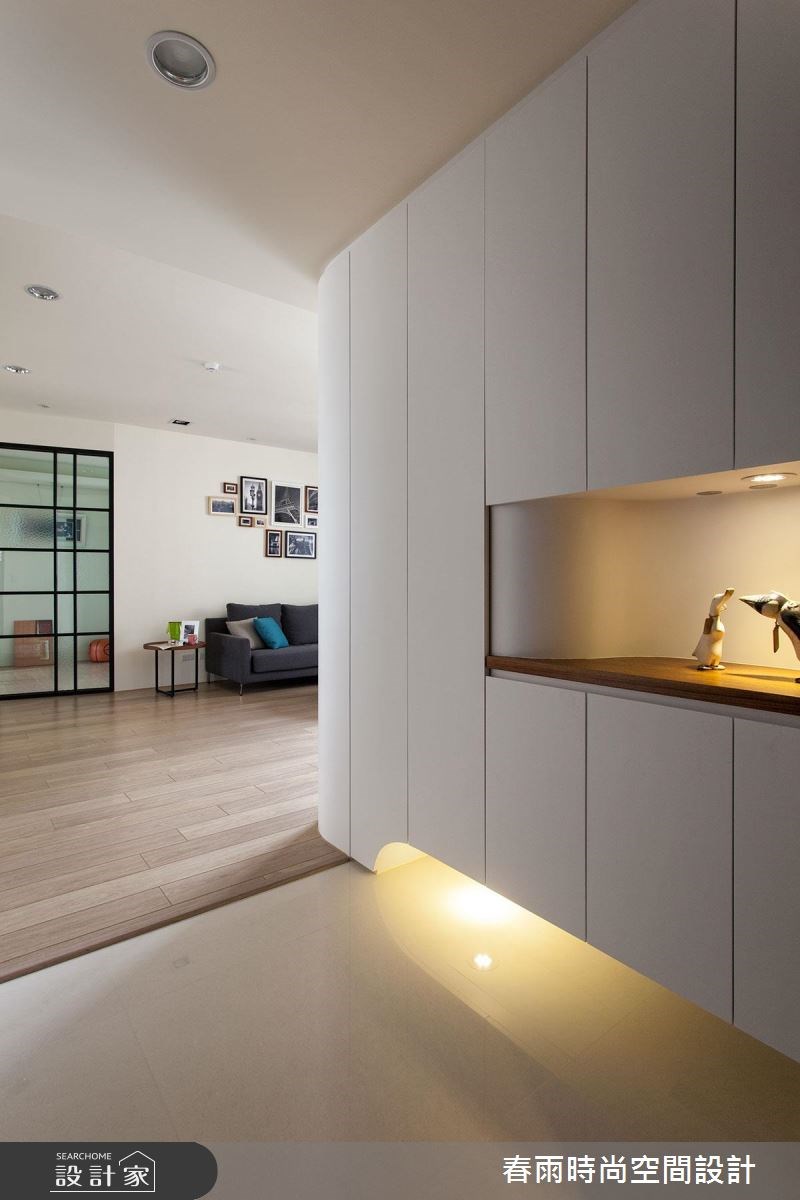 35坪新成屋(5年以下)＿現代風玄關案例圖片＿春雨設計＿春雨_21 台中惠宇仰德之1