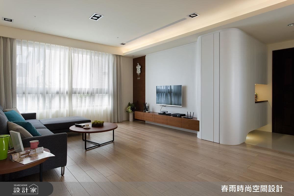 35坪新成屋(5年以下)＿現代風客廳案例圖片＿春雨設計＿春雨_21 台中惠宇仰德之3