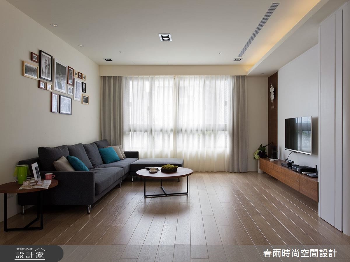 35坪新成屋(5年以下)＿現代風客廳案例圖片＿春雨設計＿春雨_21 台中惠宇仰德之5