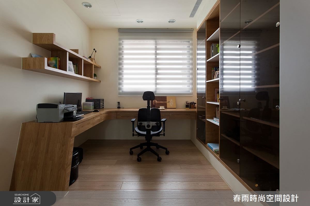35坪新成屋(5年以下)＿現代風書房案例圖片＿春雨設計＿春雨_21 台中惠宇仰德之22