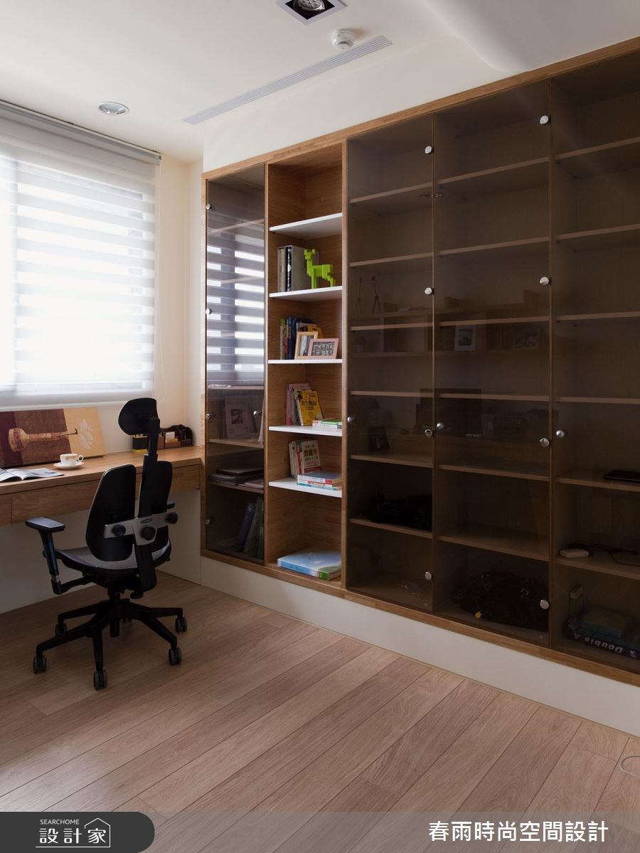 35坪新成屋(5年以下)＿現代風書房案例圖片＿春雨設計＿春雨_21 台中惠宇仰德之23