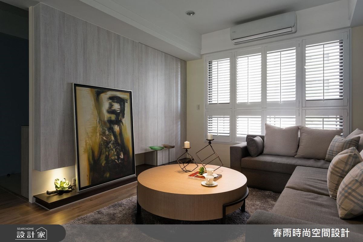 25坪新成屋(5年以下)＿現代風客廳案例圖片＿春雨設計＿春雨_22 台中惠宇青田之4