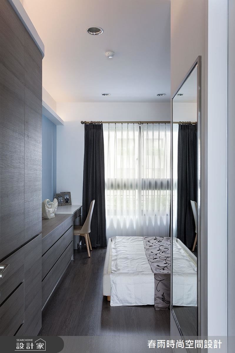 25坪新成屋(5年以下)＿現代風臥室案例圖片＿春雨設計＿春雨_22 台中惠宇青田之18