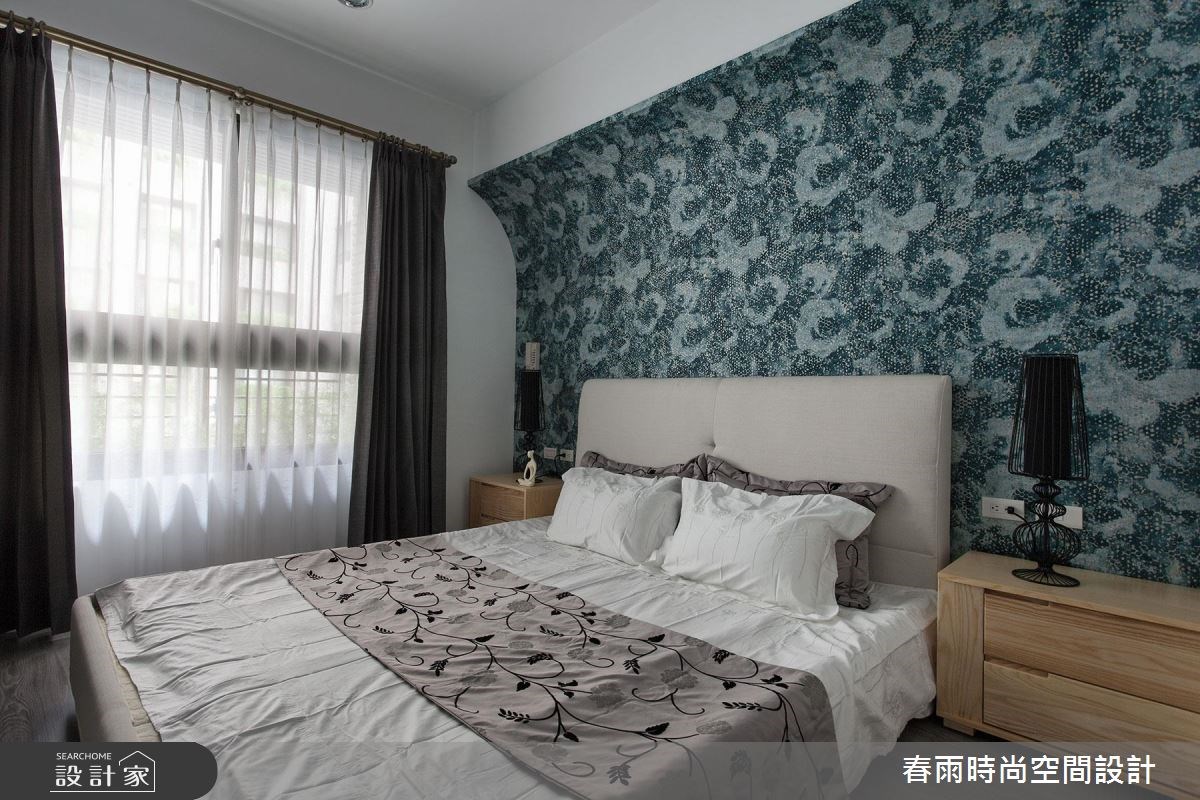 25坪新成屋(5年以下)＿現代風臥室案例圖片＿春雨設計＿春雨_22 台中惠宇青田之20