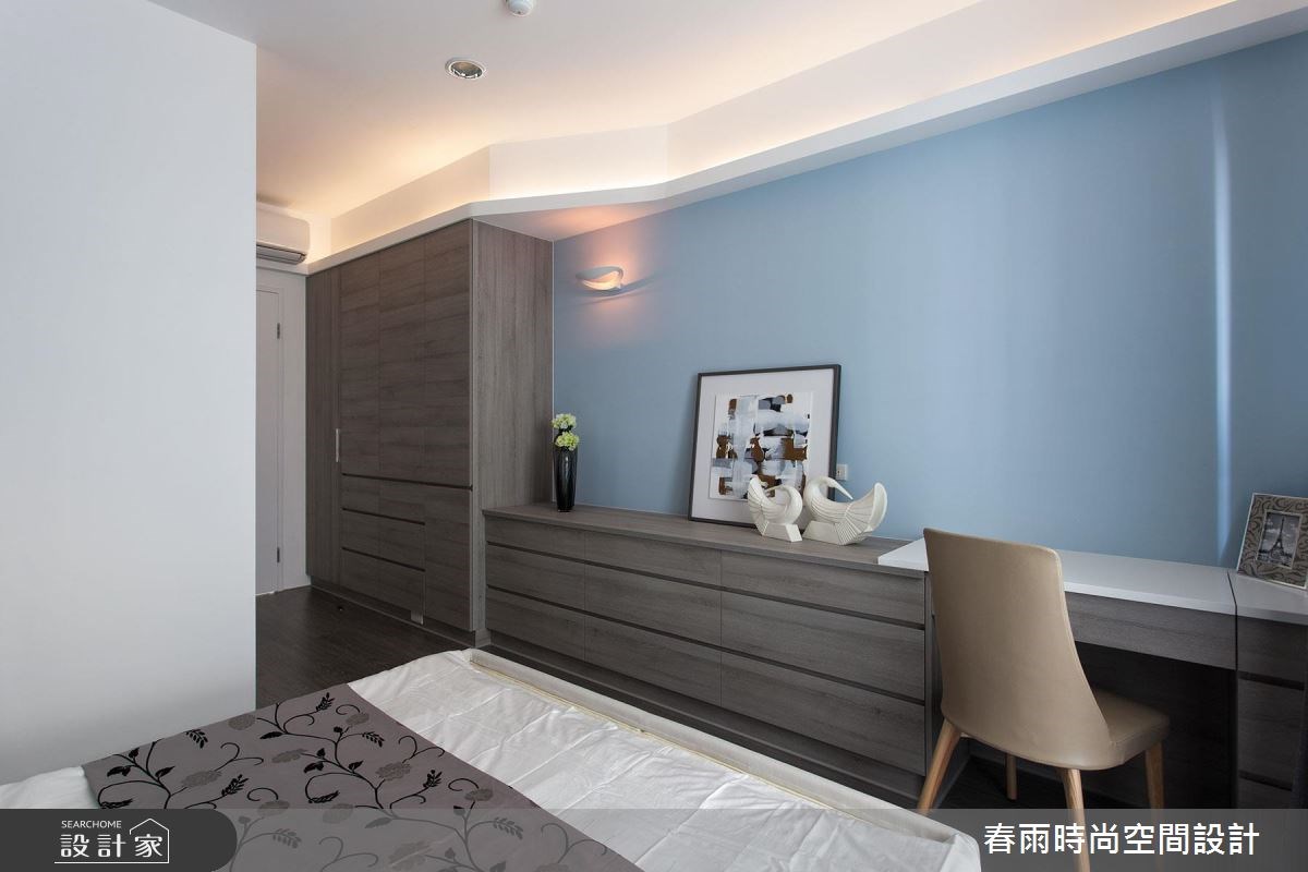 25坪新成屋(5年以下)＿現代風臥室案例圖片＿春雨設計＿春雨_22 台中惠宇青田之23