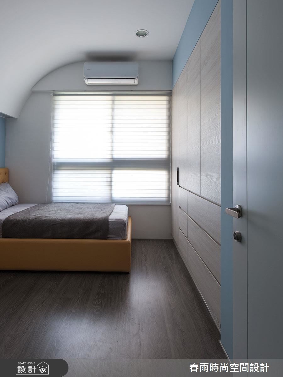 25坪新成屋(5年以下)＿現代風臥室案例圖片＿春雨設計＿春雨_22 台中惠宇青田之24
