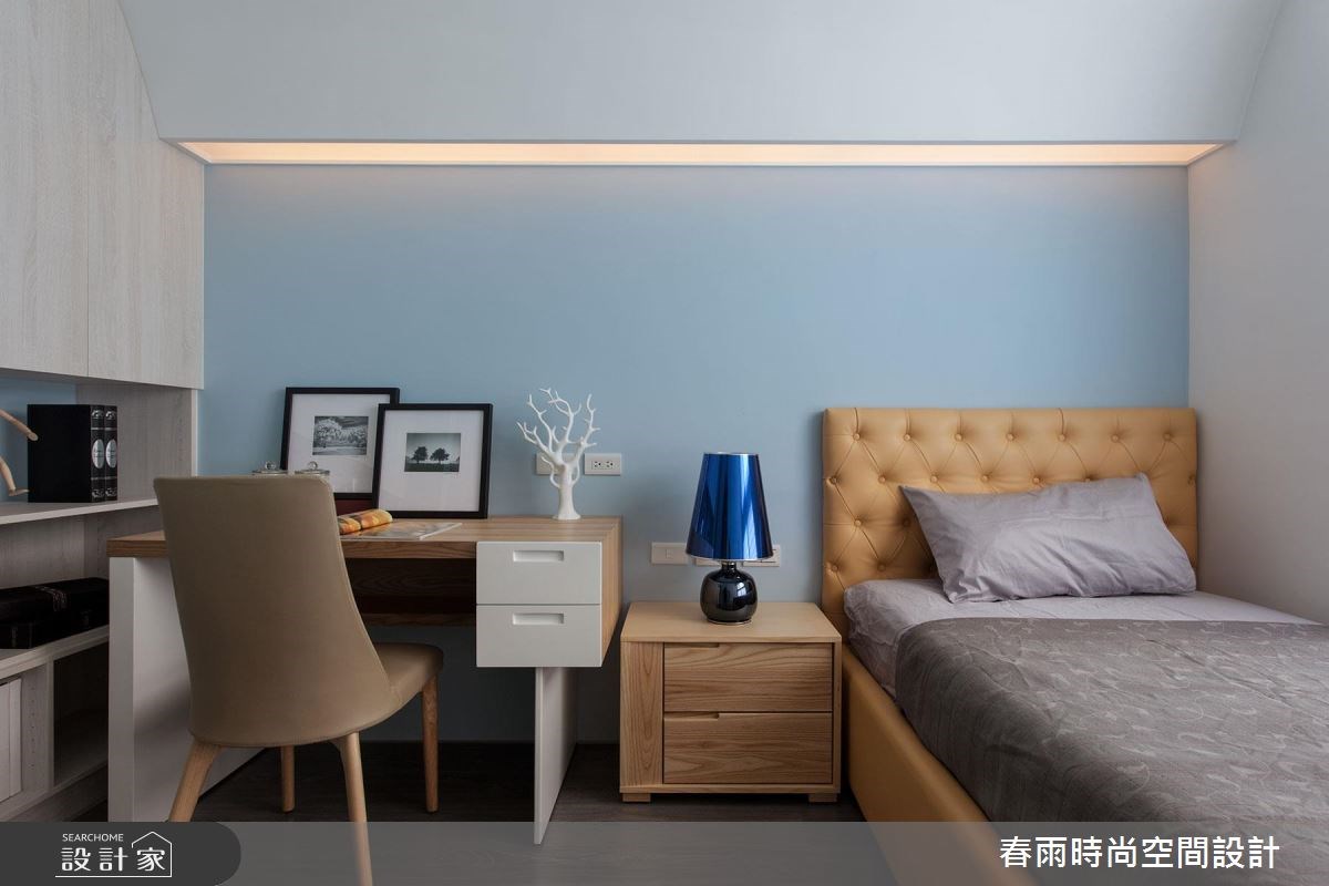 25坪新成屋(5年以下)＿現代風臥室案例圖片＿春雨設計＿春雨_22 台中惠宇青田之26