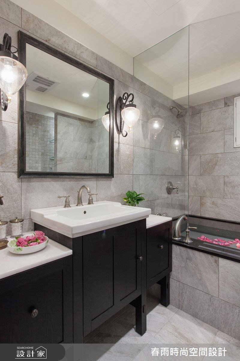 30坪中古屋(5~15年)＿美式風浴室案例圖片＿春雨設計＿春雨_23 早安康橋之31