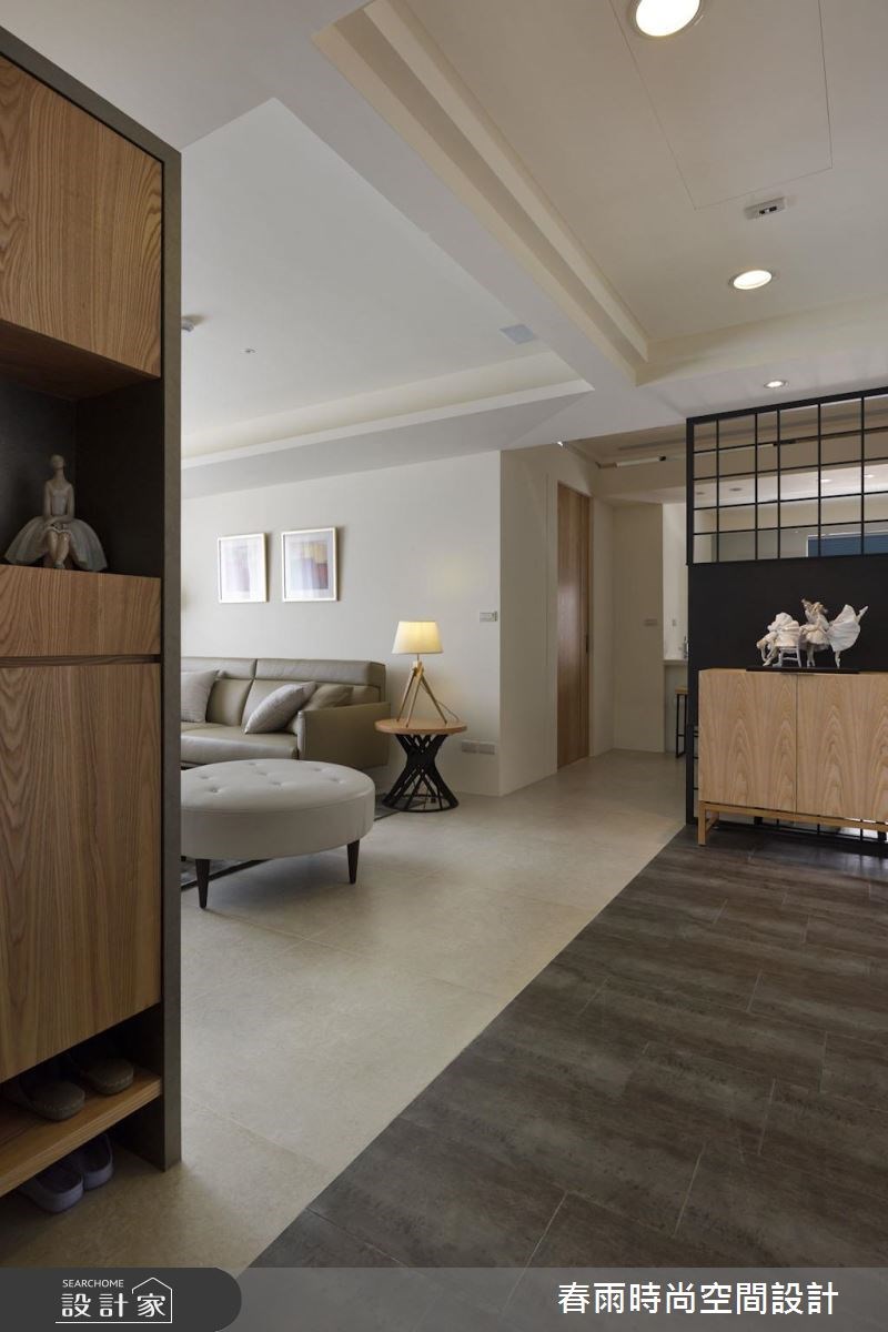 28坪新成屋(5年以下)＿現代風玄關案例圖片＿春雨設計＿春雨_24 汐止國家交響樂之1