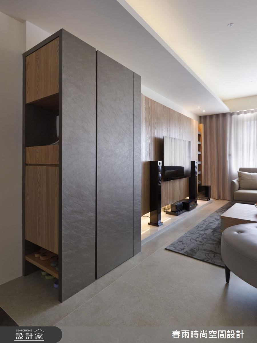 28坪新成屋(5年以下)＿現代風玄關案例圖片＿春雨設計＿春雨_24 汐止國家交響樂之3