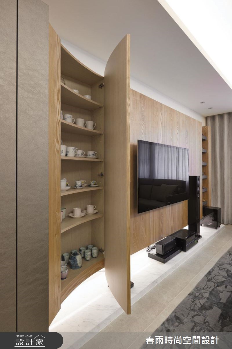 28坪新成屋(5年以下)＿現代風客廳案例圖片＿春雨設計＿春雨_24 汐止國家交響樂之4