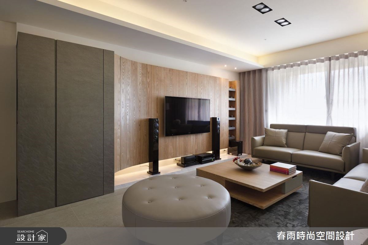28坪新成屋(5年以下)＿現代風客廳案例圖片＿春雨設計＿春雨_24 汐止國家交響樂之6
