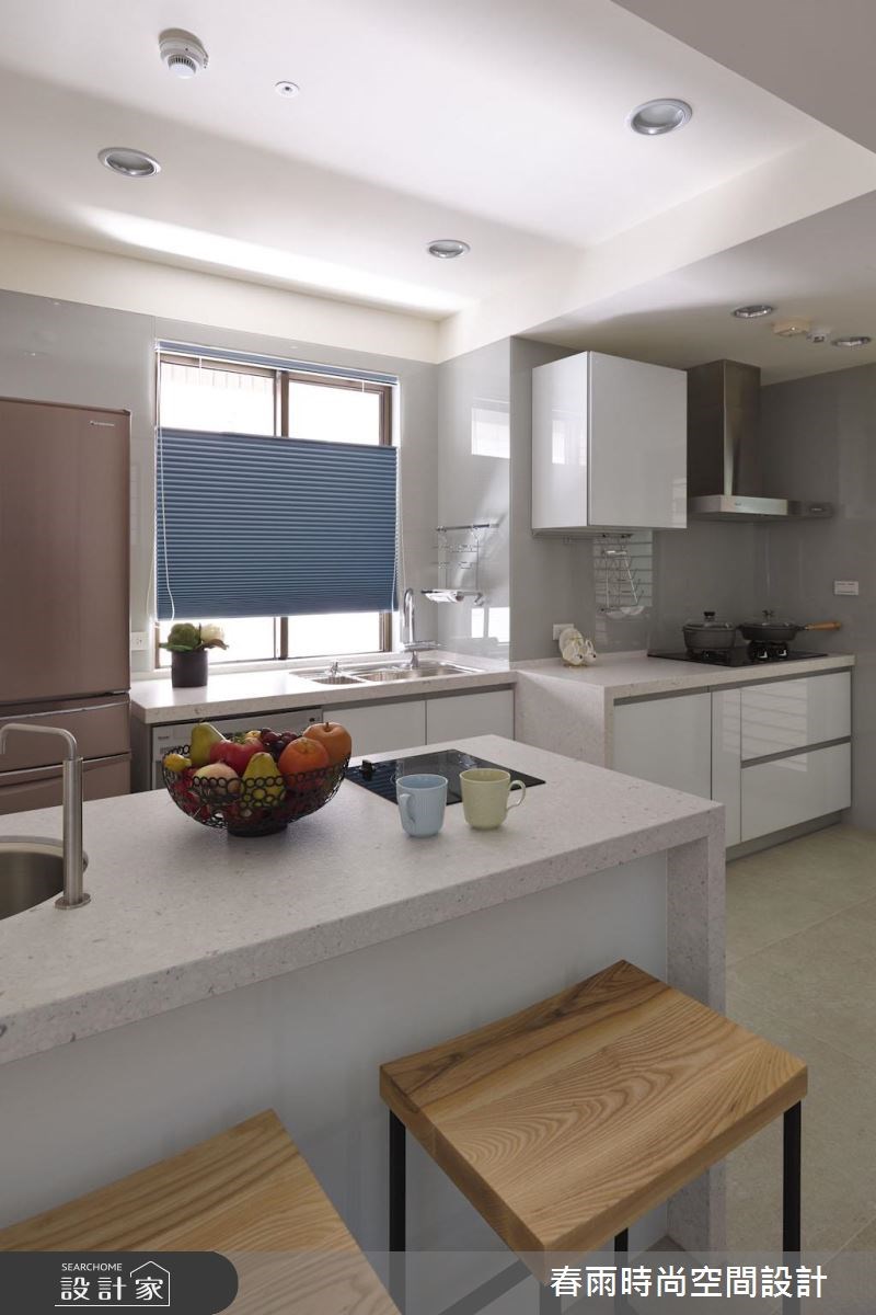 28坪新成屋(5年以下)＿現代風吧檯臥室案例圖片＿春雨設計＿春雨_24 汐止國家交響樂之19