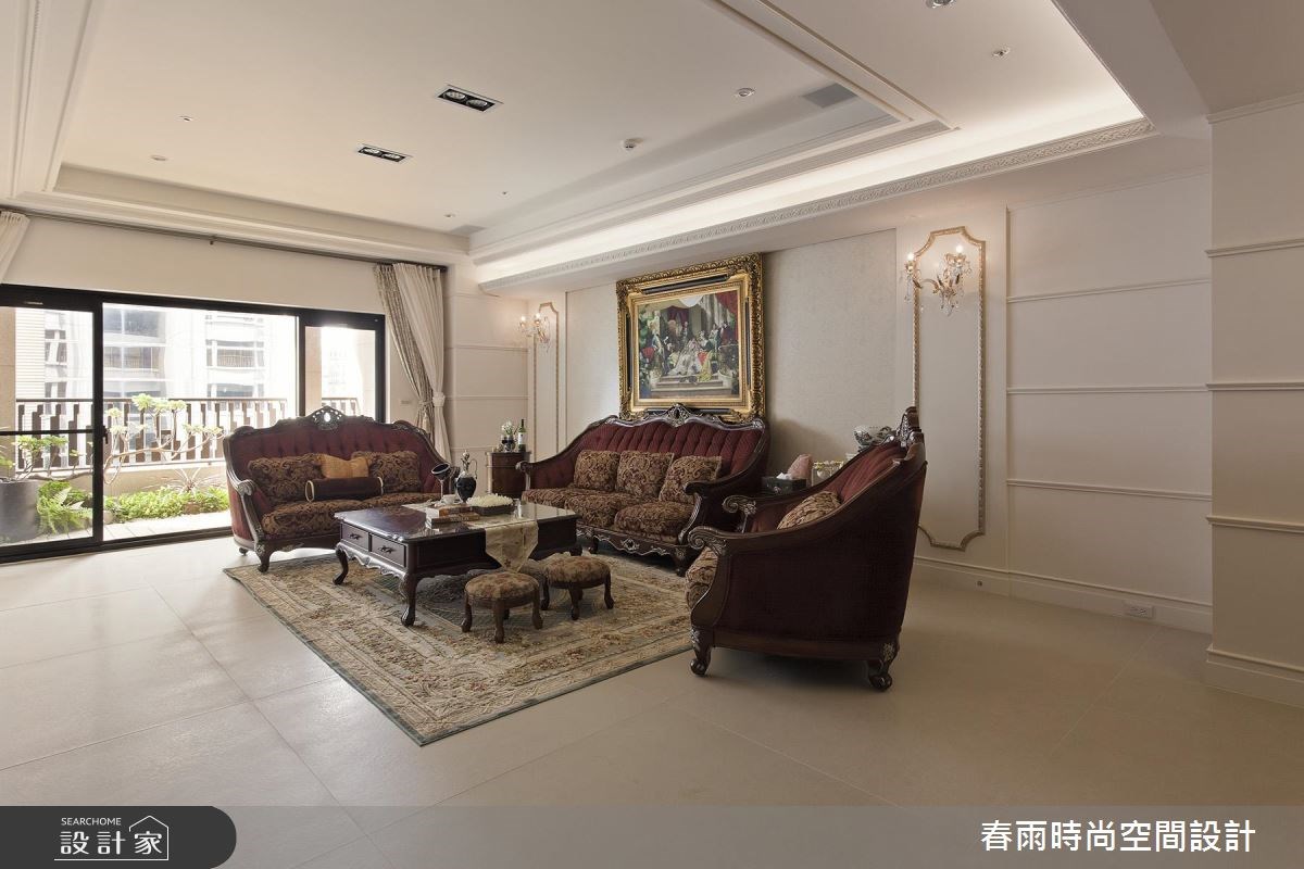 73坪新成屋(5年以下)＿美式風客廳案例圖片＿春雨設計＿春雨_25 台中東方帝國之5