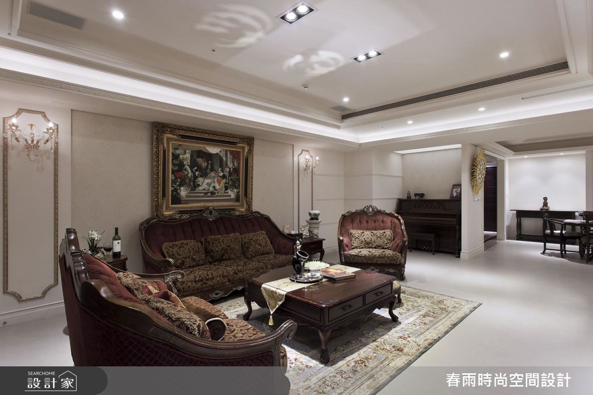 73坪新成屋(5年以下)＿美式風客廳案例圖片＿春雨設計＿春雨_25 台中東方帝國之7