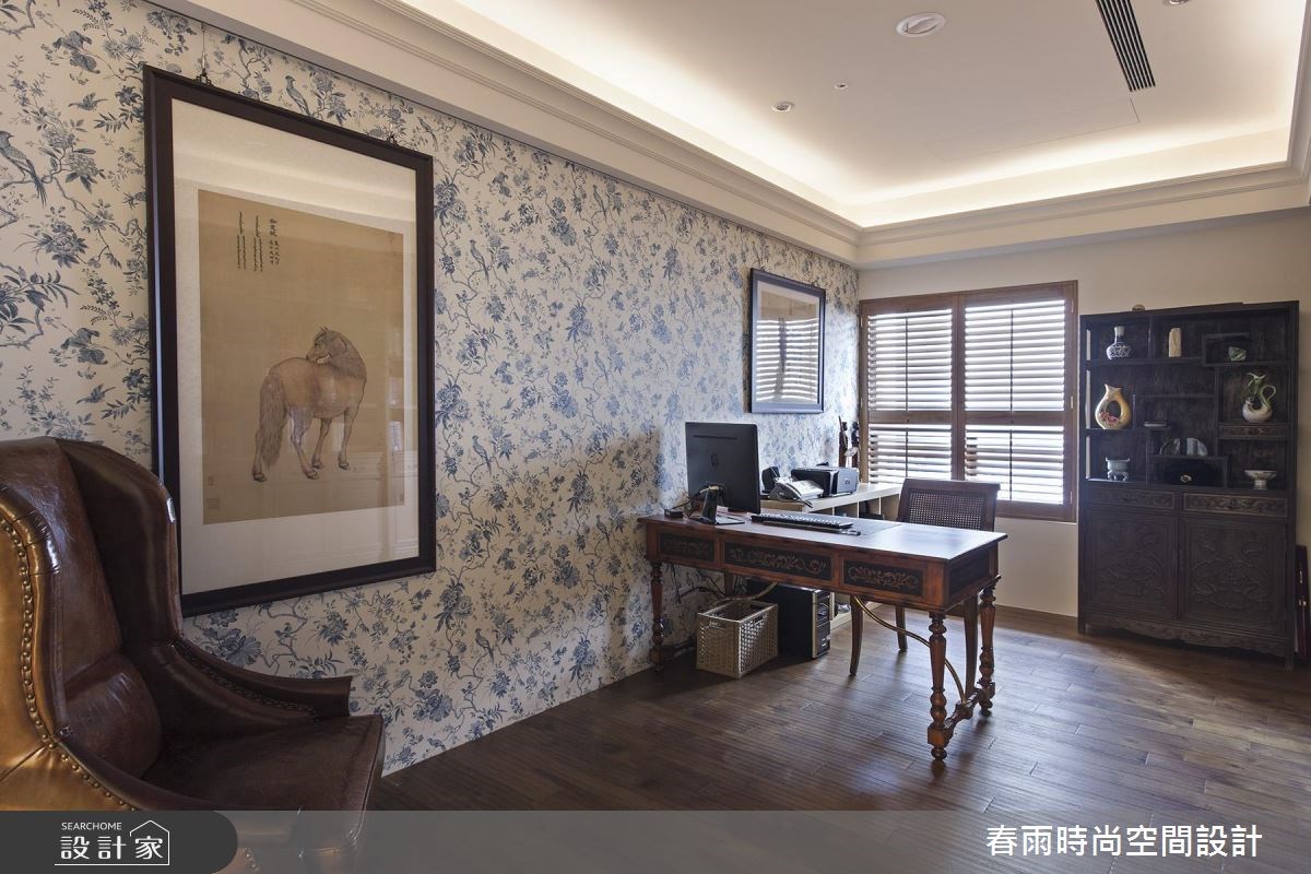 73坪新成屋(5年以下)＿美式風書房案例圖片＿春雨設計＿春雨_25 台中東方帝國之24
