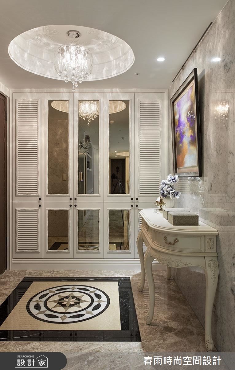 50坪新成屋(5年以下)＿新古典玄關案例圖片＿春雨設計＿春雨_26 國王一號院之2