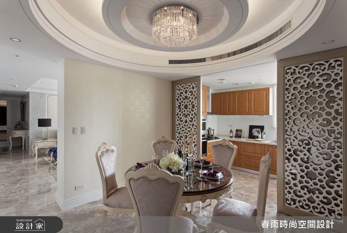 50坪新成屋(5年以下)＿新古典餐廳案例圖片＿春雨設計＿春雨_26 國王一號院之18