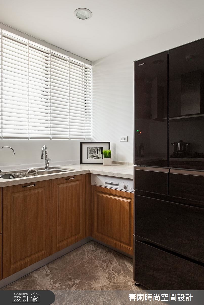50坪新成屋(5年以下)＿新古典廚房案例圖片＿春雨設計＿春雨_26 國王一號院之20