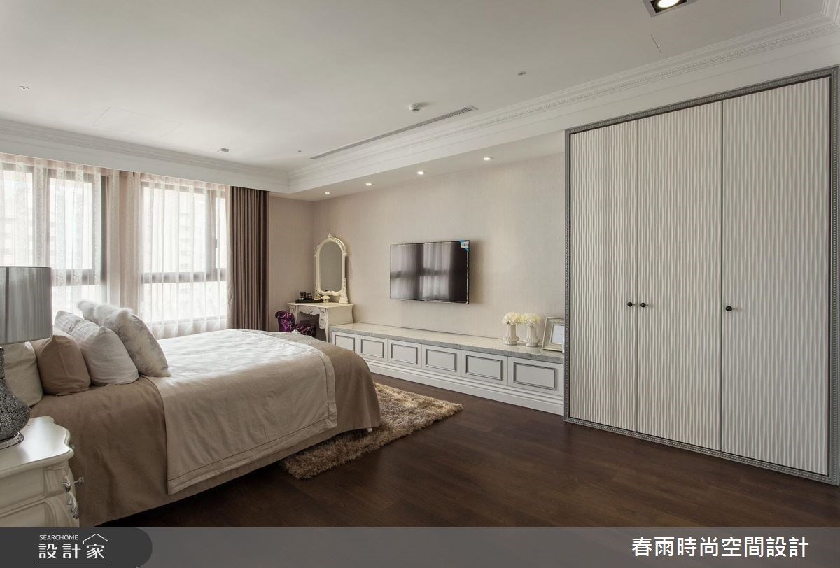 50坪新成屋(5年以下)＿新古典臥室案例圖片＿春雨設計＿春雨_26 國王一號院之25