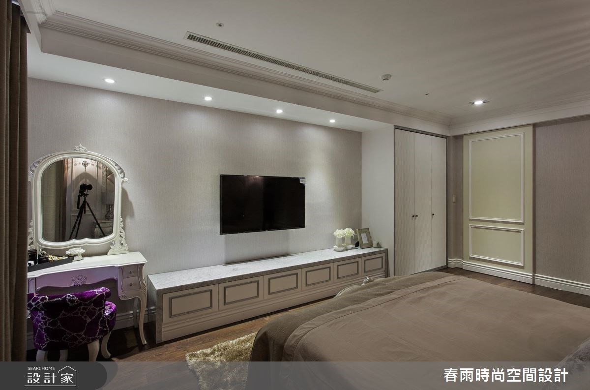 50坪新成屋(5年以下)＿新古典臥室案例圖片＿春雨設計＿春雨_26 國王一號院之29