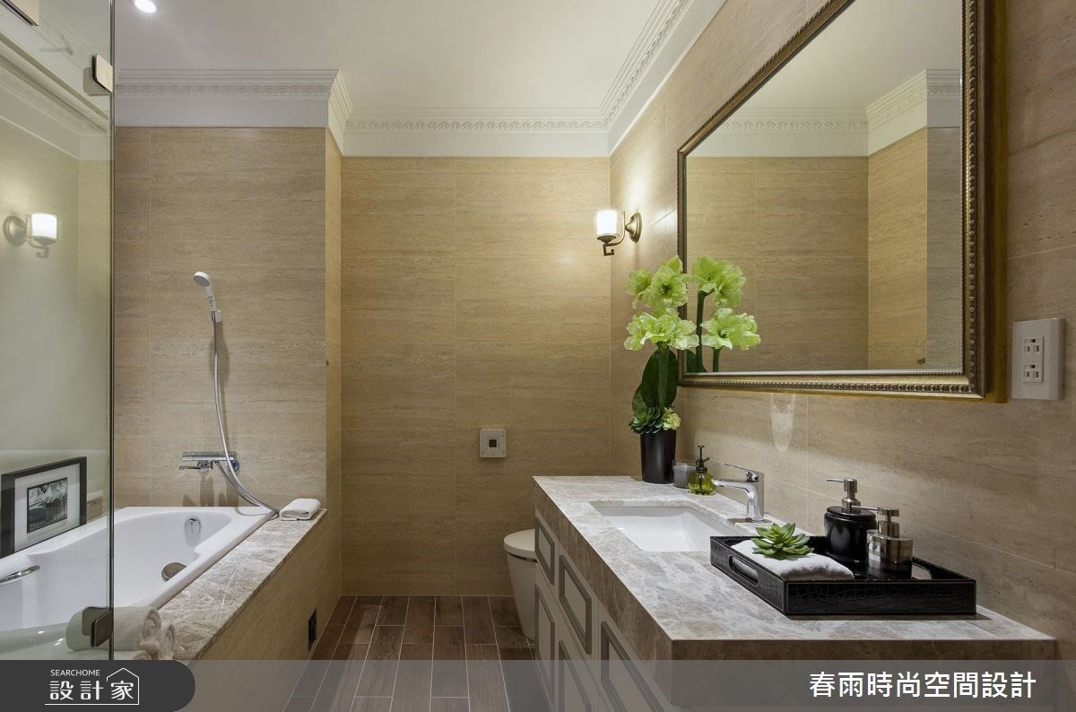 50坪新成屋(5年以下)＿新古典浴室案例圖片＿春雨設計＿春雨_26 國王一號院之35