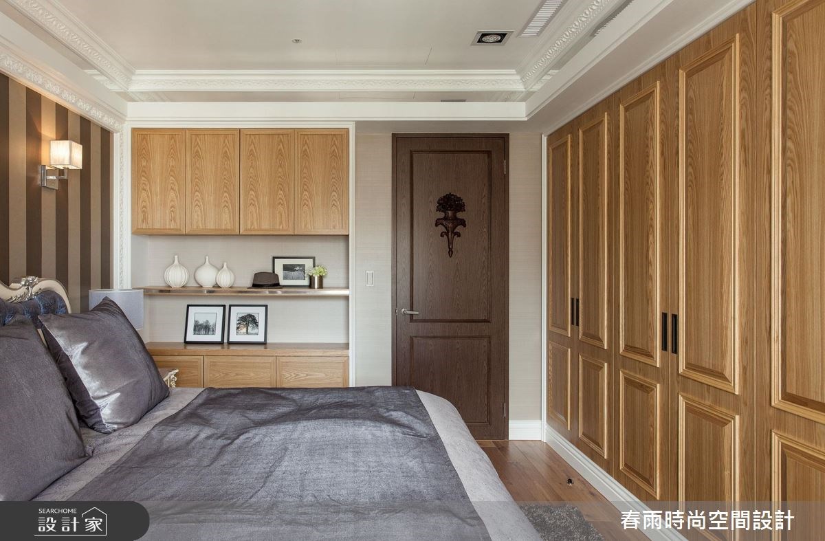 50坪新成屋(5年以下)＿新古典臥室案例圖片＿春雨設計＿春雨_26 國王一號院之44