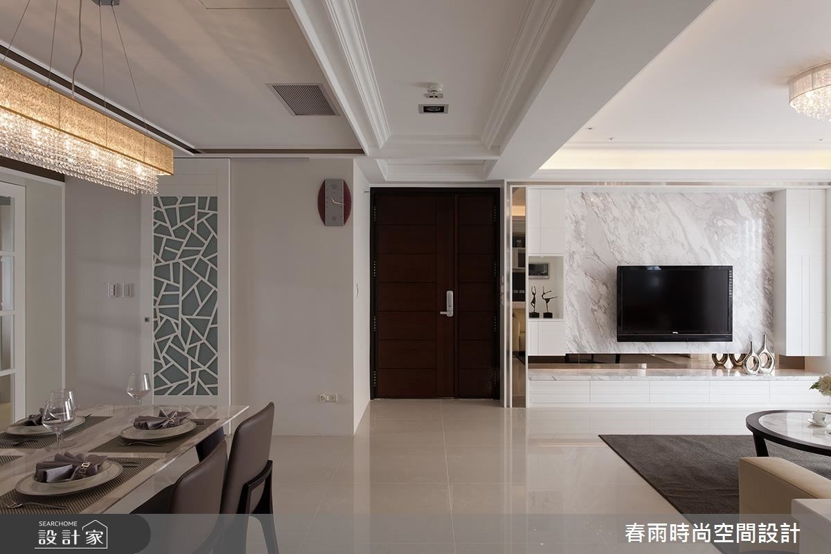 50坪新成屋(5年以下)＿新古典客廳案例圖片＿春雨設計＿春雨_28 中興馥之6