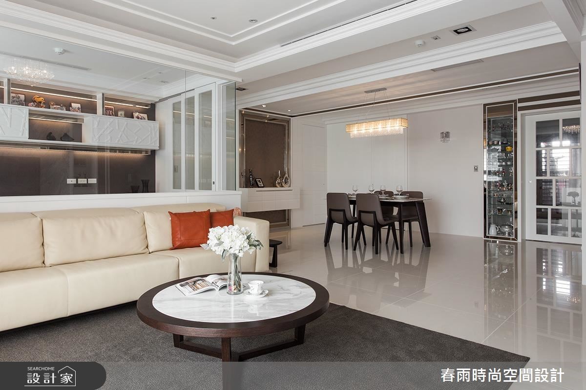 50坪新成屋(5年以下)＿新古典客廳案例圖片＿春雨設計＿春雨_28 中興馥之8
