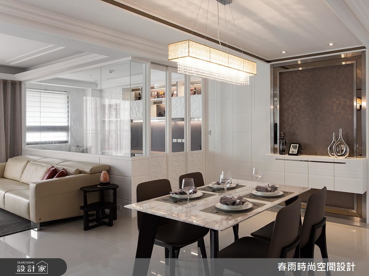 50坪新成屋(5年以下)＿新古典餐廳案例圖片＿春雨設計＿春雨_28 中興馥之9