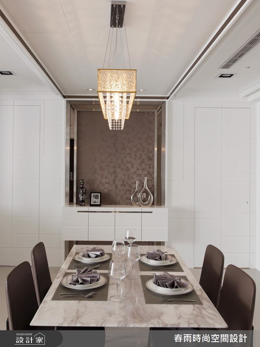 50坪新成屋(5年以下)＿新古典餐廳案例圖片＿春雨設計＿春雨_28 中興馥之11
