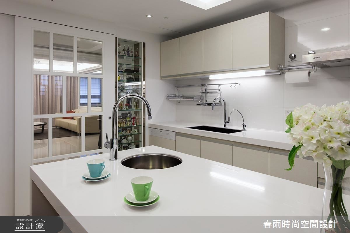 50坪新成屋(5年以下)＿新古典廚房案例圖片＿春雨設計＿春雨_28 中興馥之16